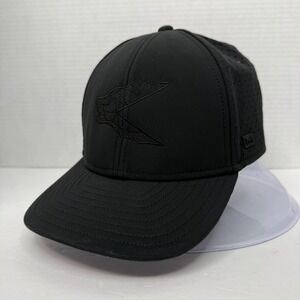 Melin A-Game Hydro Hat Mens Classic Black Snapback Geometric Wolf Performance